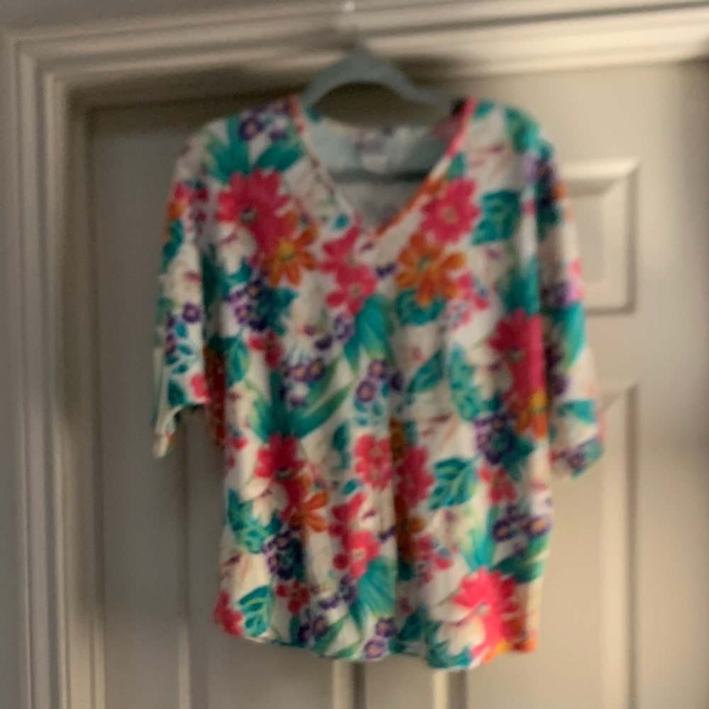 Koret Multicolor Floral Top